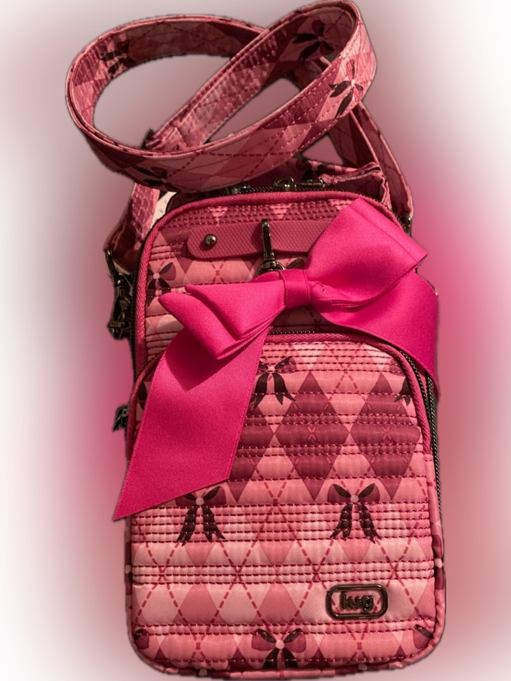 Lug Skeeter Mini NWT Petite Bowgyle Purple with Bow